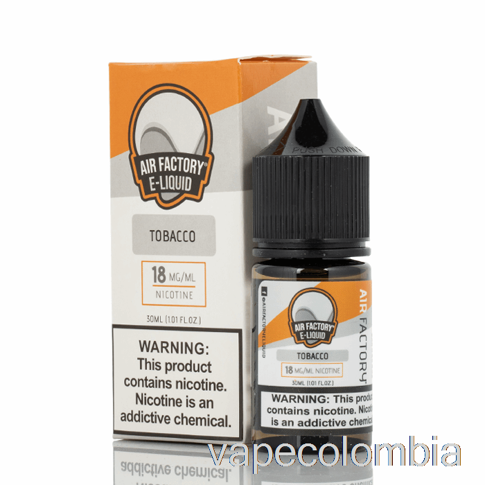 Vape Kit Completo Tabaco - E-líquidos Air Factory Sales - 30ml 36mg